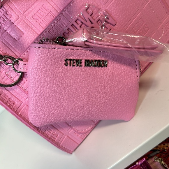 Steve Madden Pink Mini Tote Bag - Picture 6 of 12